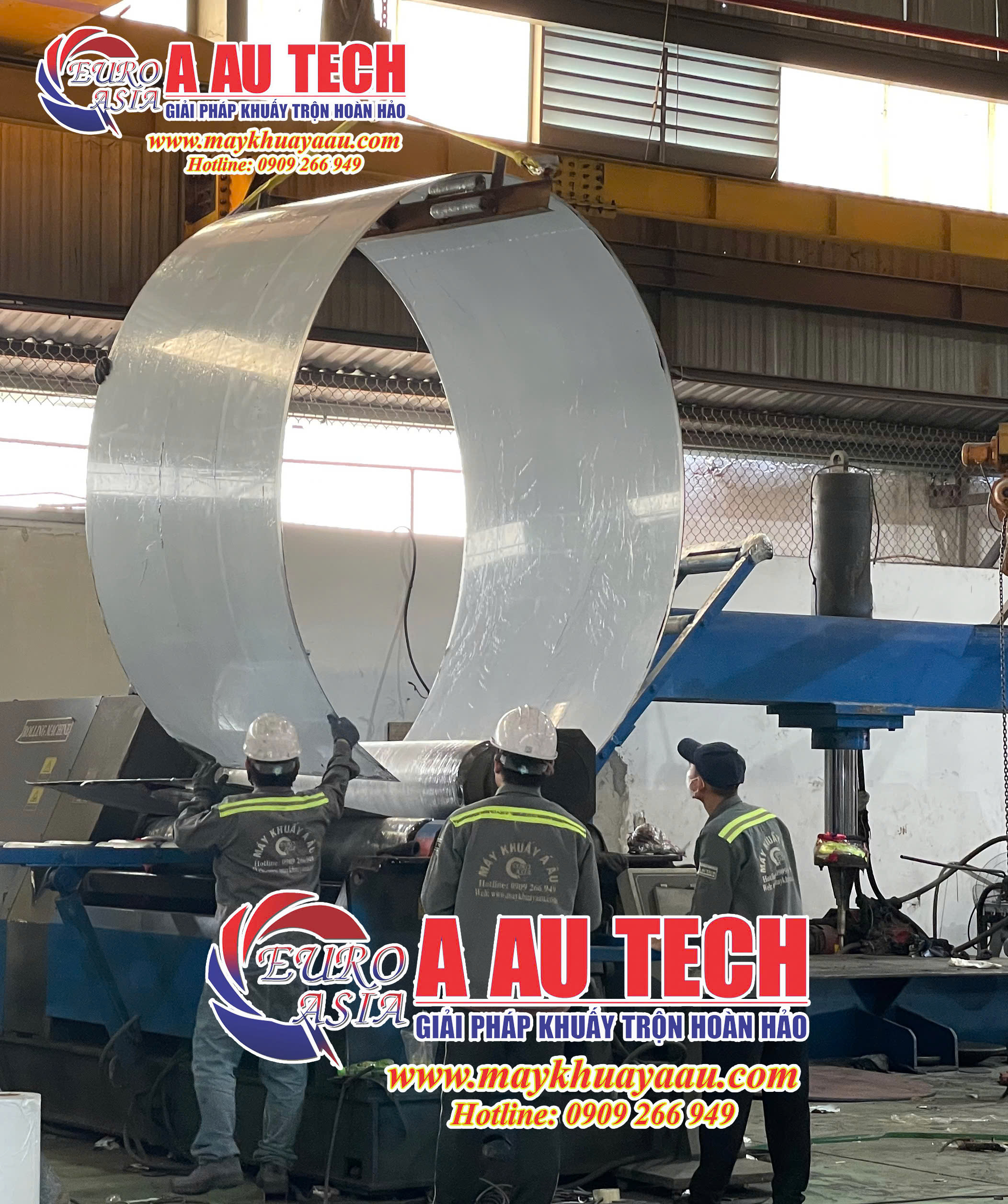 máy lốc tôn inox