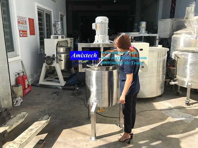 bồn nấu có cánh khuấy 50 lít