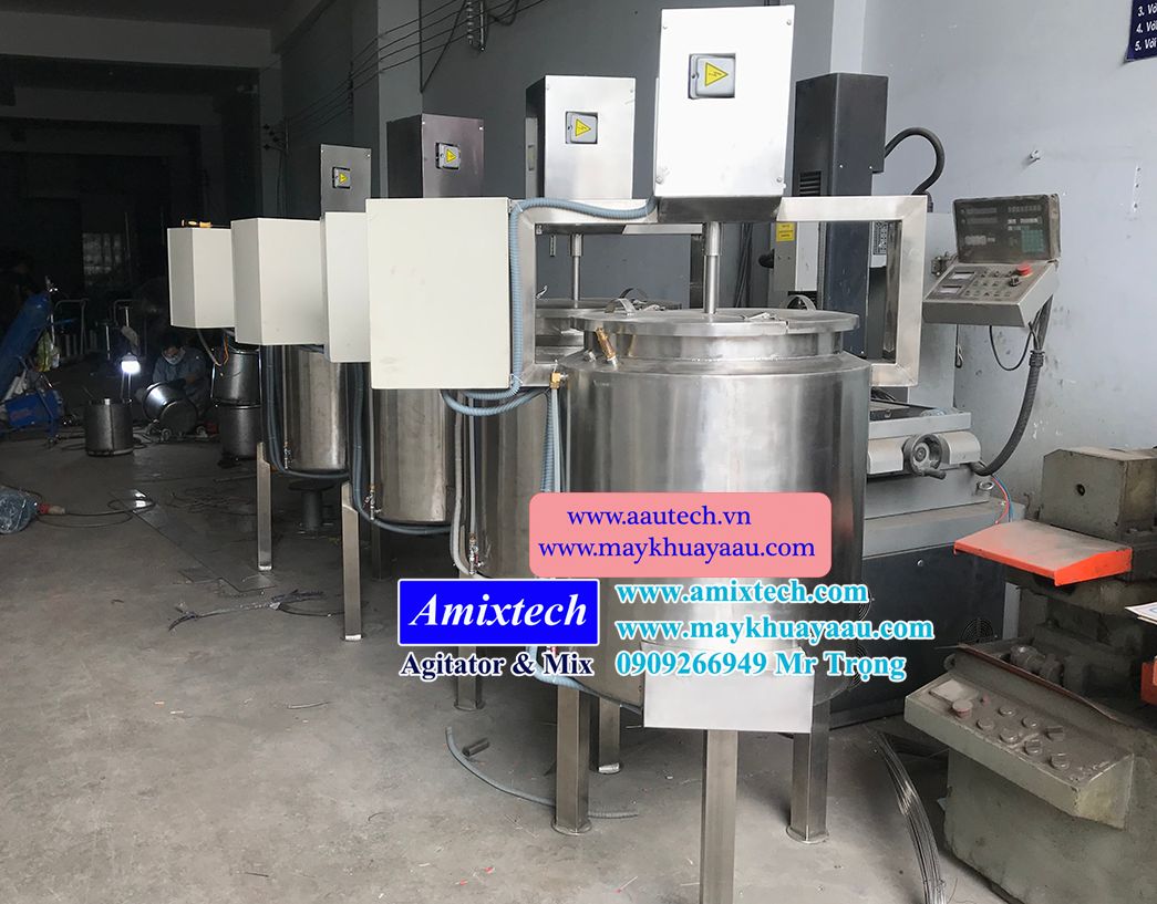 bồn khuấy trộn nước tương 200 lít