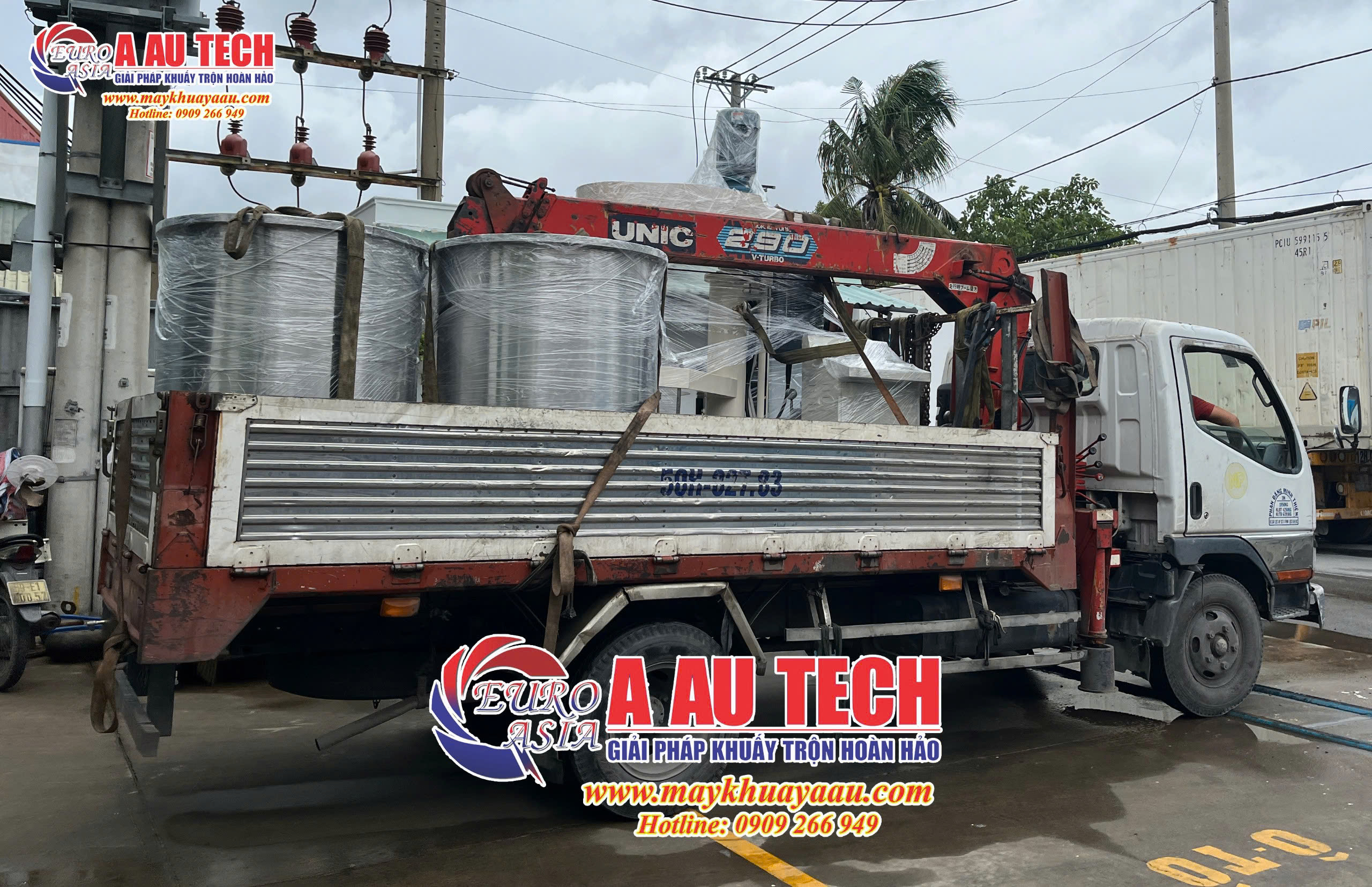 công ty á âu cung cấp bồn khuấy mỹ phẩm uy tín