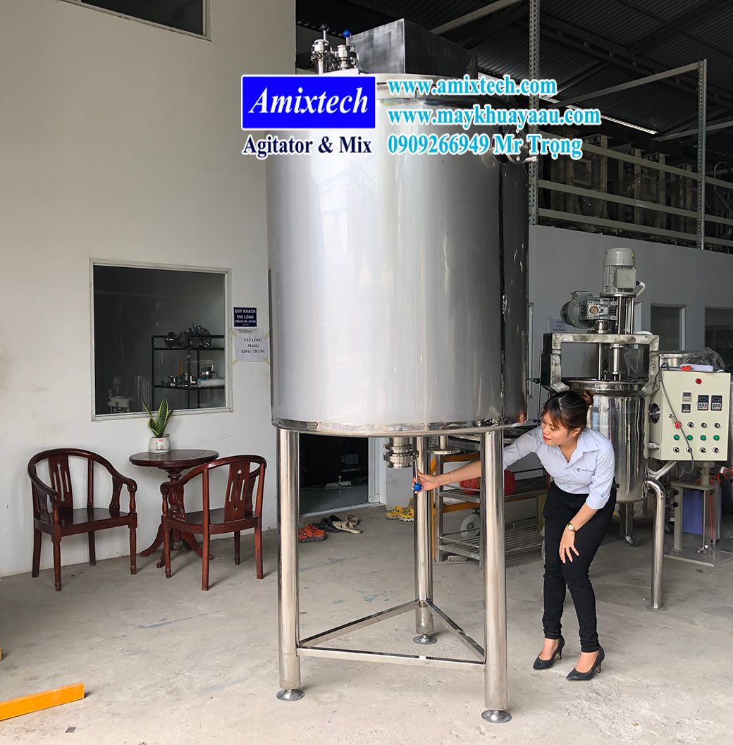 bồn nấu gia nhiệt thực phẩm 500 lít