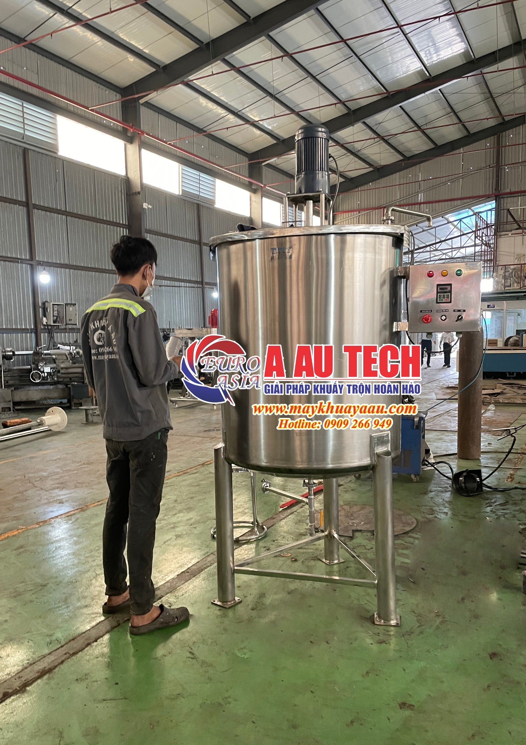 bồn khuấy dược phẩm 500 lít