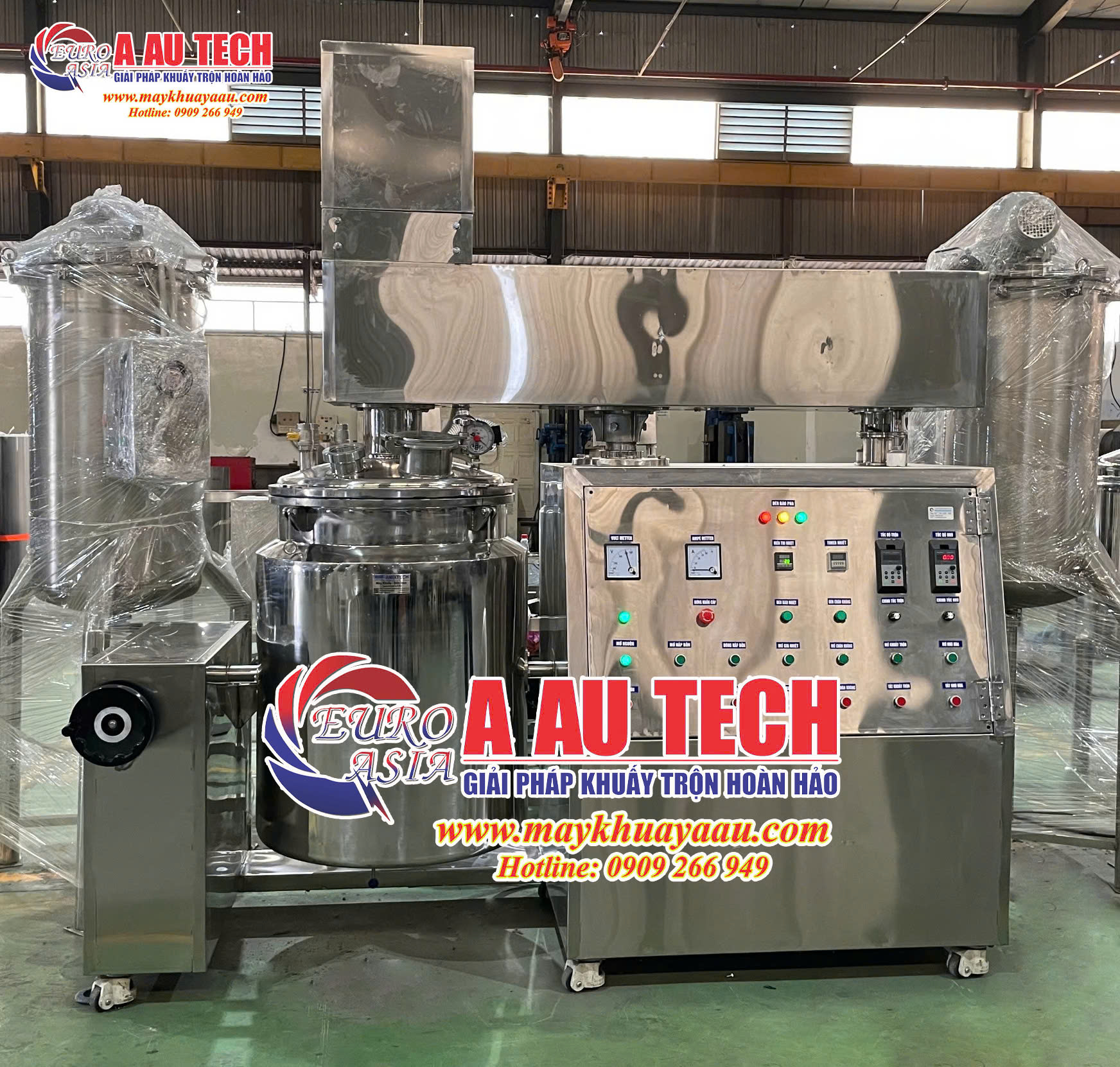 máy sản xuất mỹ phẩm hút chân không 1
