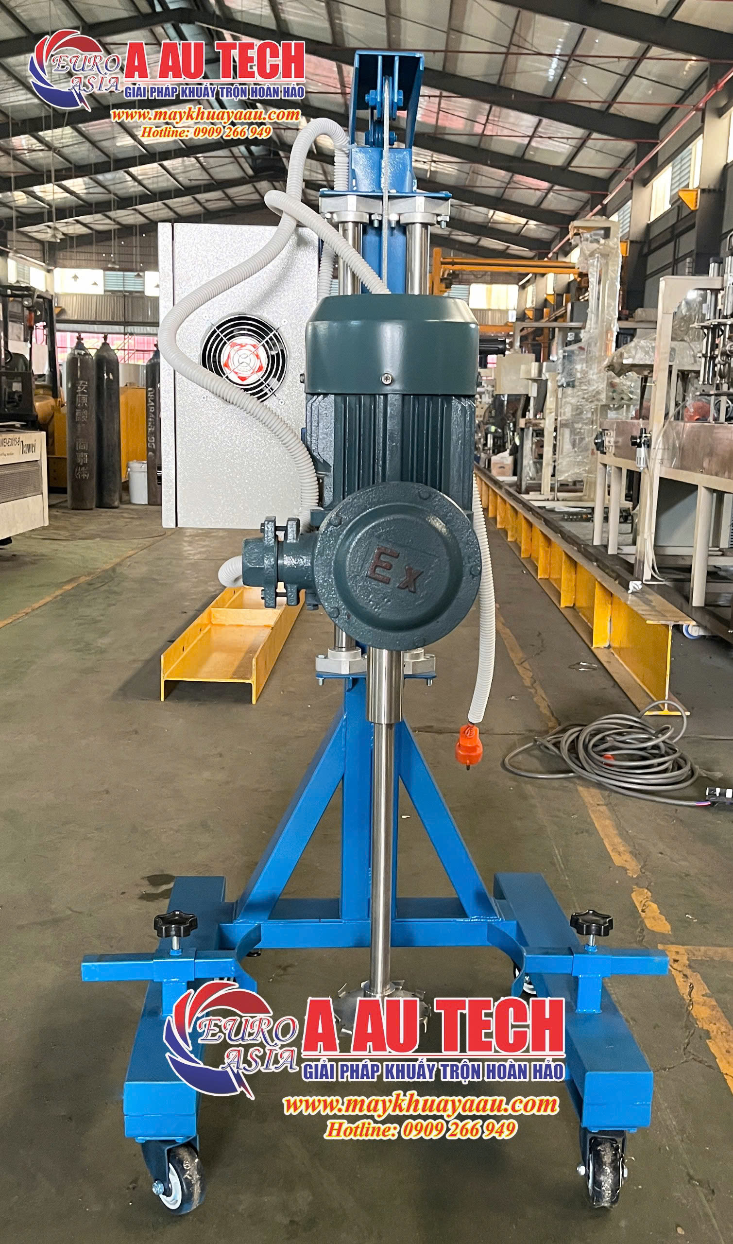 máy khuấy hóa chất 20 lít chống cháy nổ