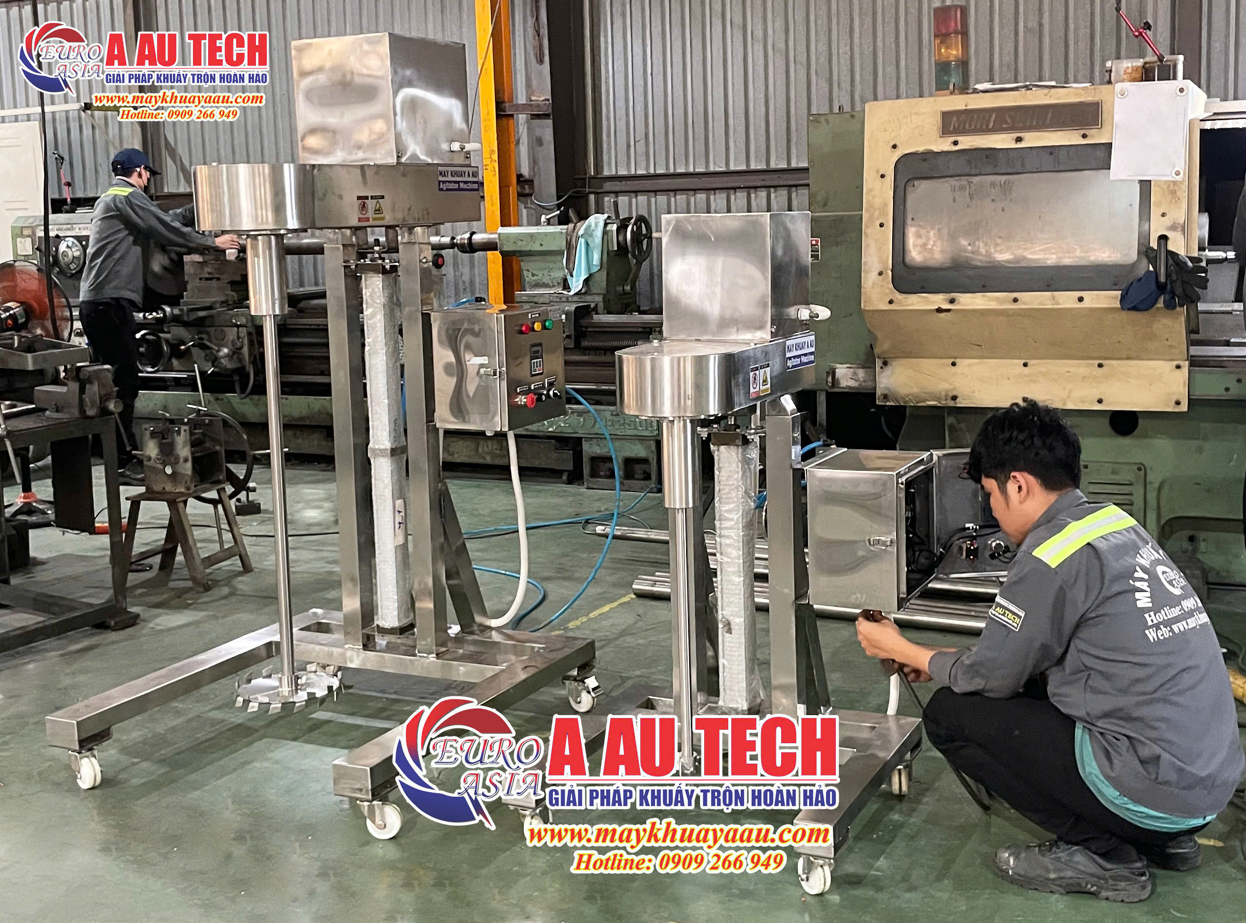 máy khuấy thuốc thủy sản 2