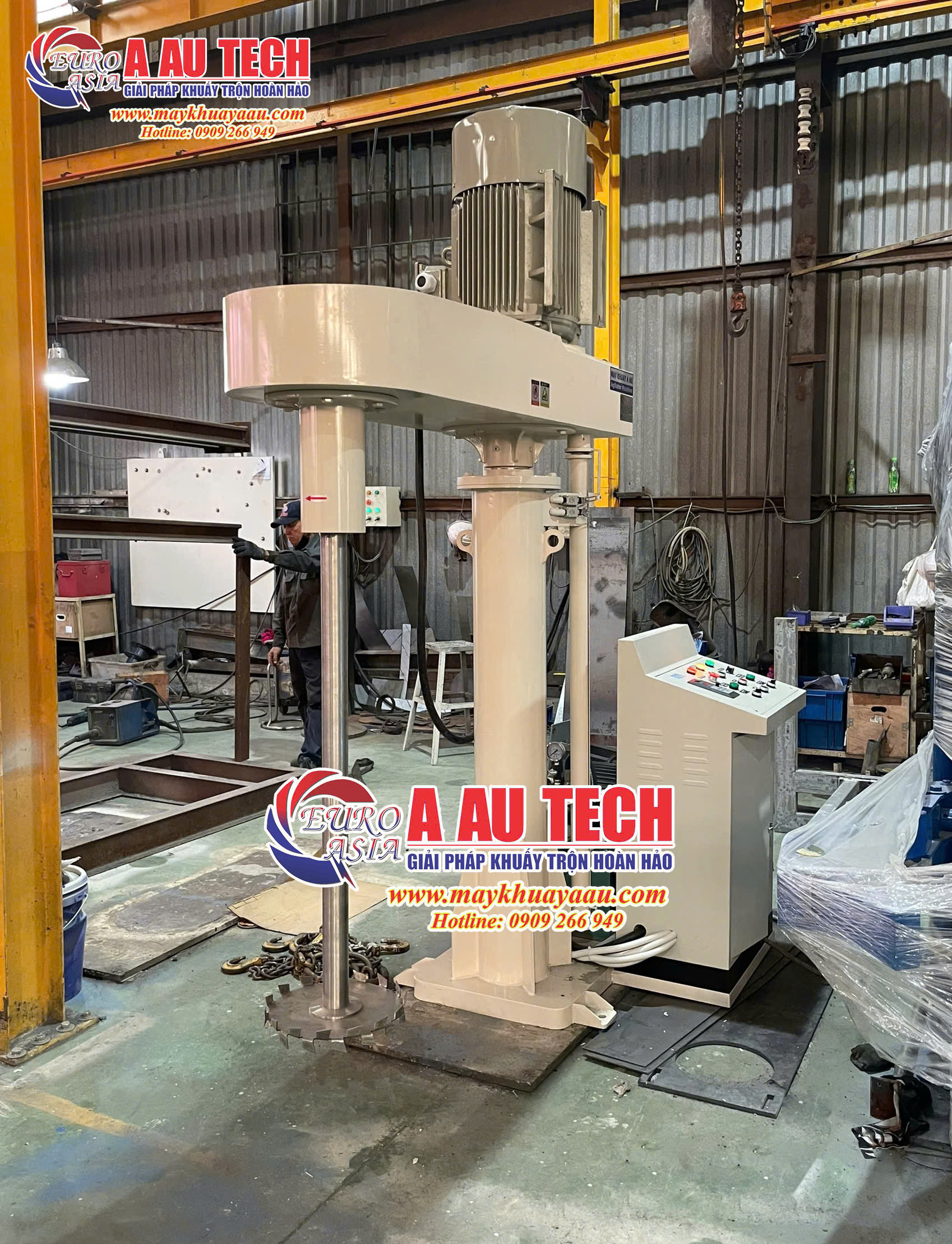 máy khuấy sơn tốc độ cao 30hp