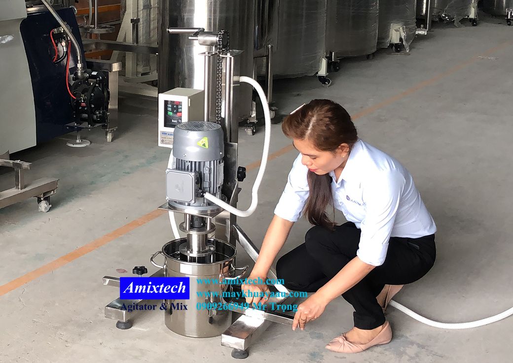 máy nhũ hóa mỹ phẩm