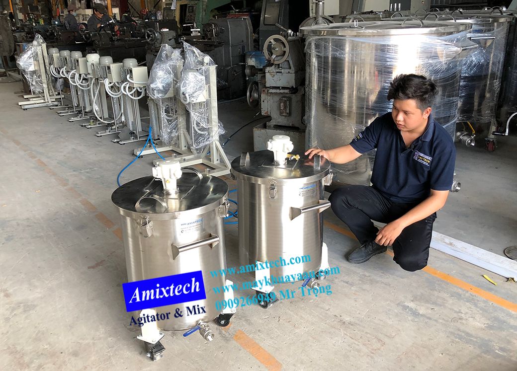 bồn khuấy khí nén 50 lít