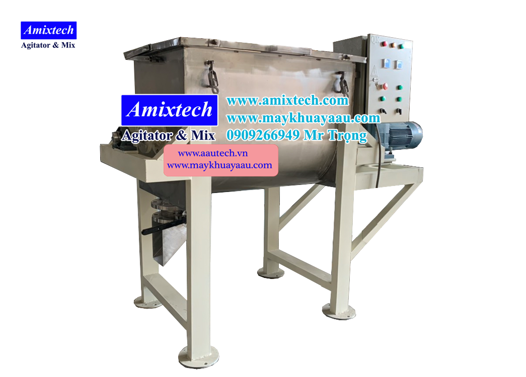 máy trộn bột khô, hạt, viên