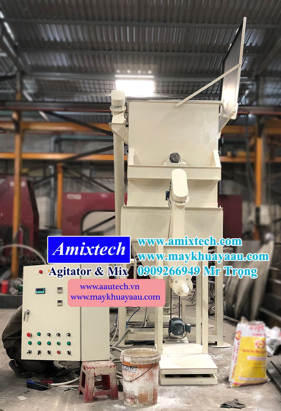 máy trộn bột trét, bột xây dựng, bột bả