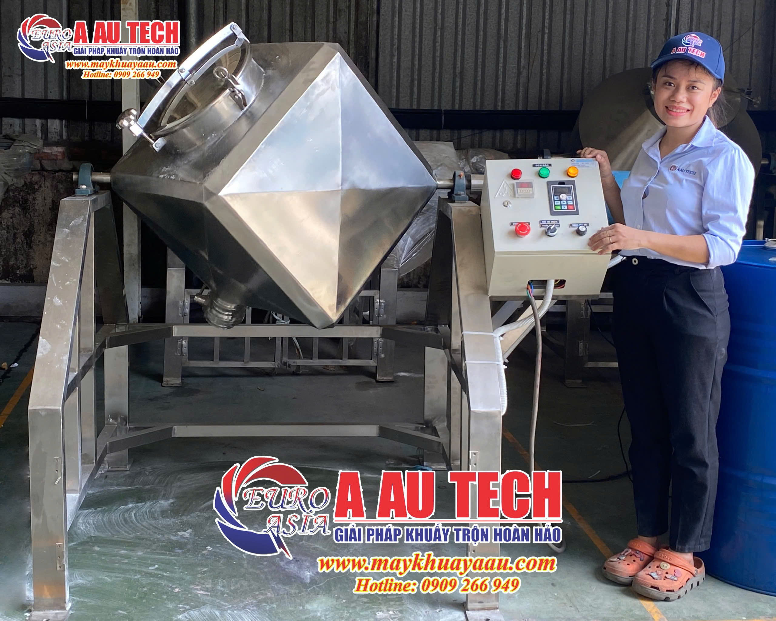 máy trộn bột sữa 4