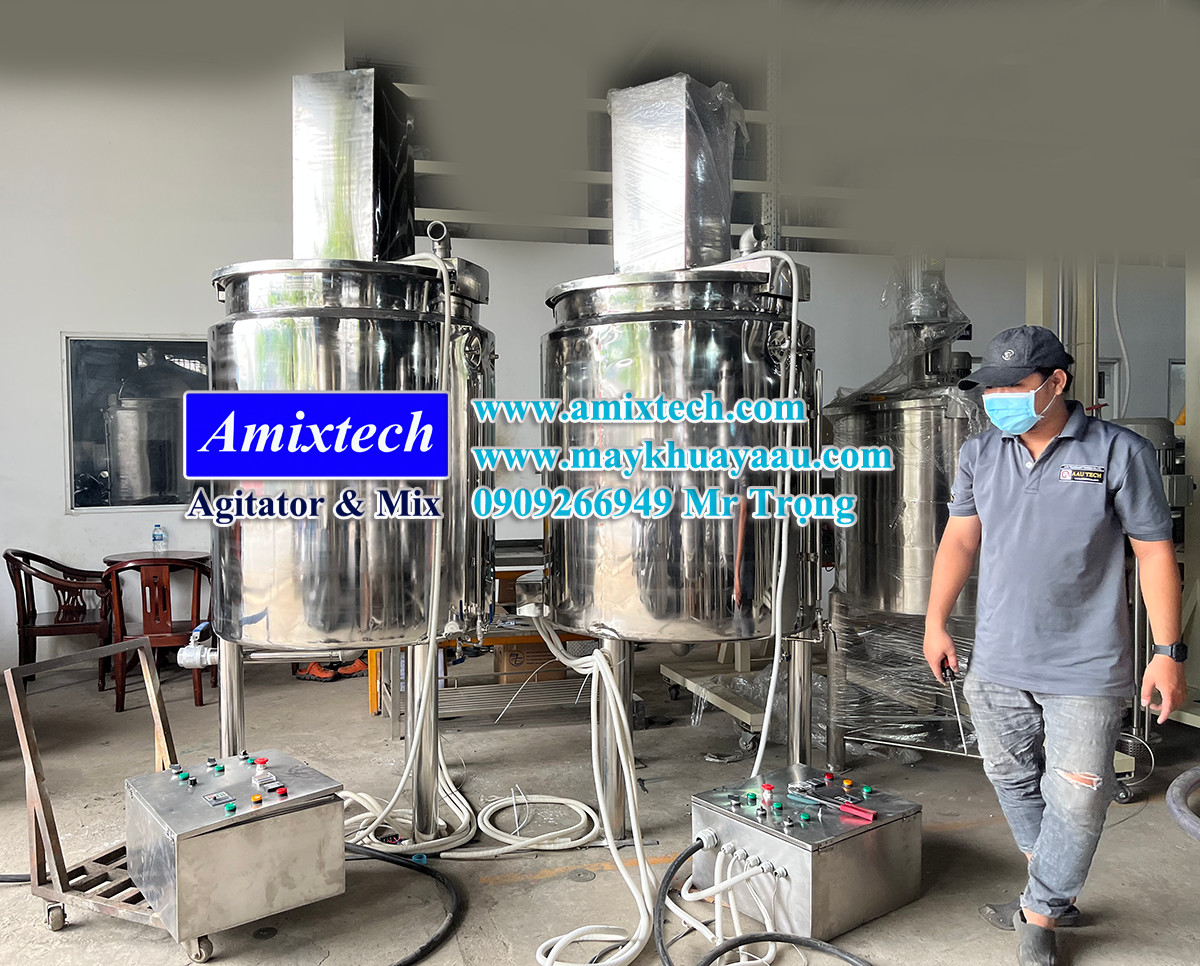 nồi nấu công nghiệp có cánh khuấy