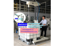 Máy khuấy keo khí nén thùng ibc 1000 lít Amix-KK01