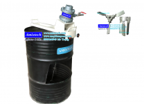 Máy khuấy khí nén gắn lỗ miệng thùng phuy Amix-K08