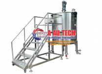 Bồn khuấy hóa chất sàn thao tác